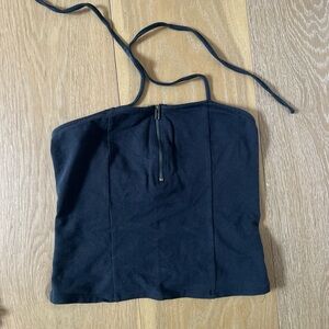 Kimchi Blue Black Crop Top